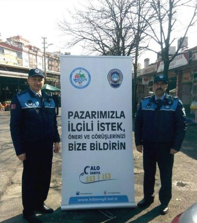 Zabıta Pazar Yerini Denetledi