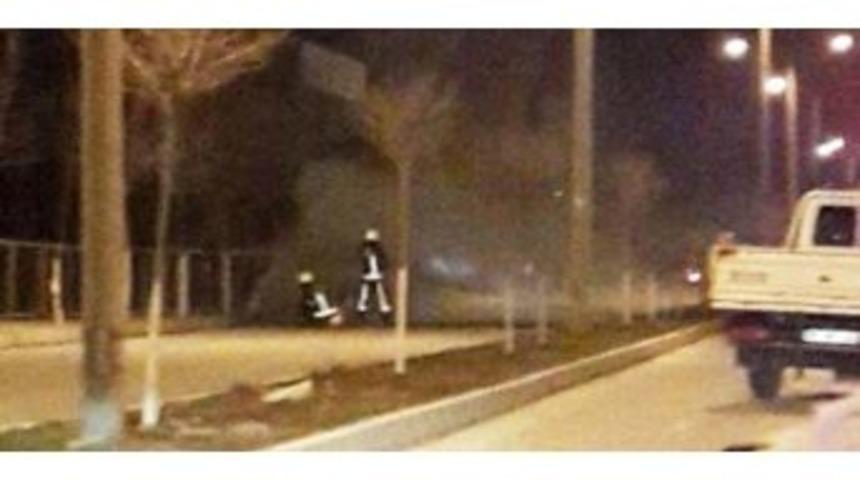 Seyir Halindeki Ara&ccedil; Alev Aldı