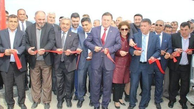 Erzin Arıtma Tesisi’nin Temeli Kurdele Kesilerek Atıldı