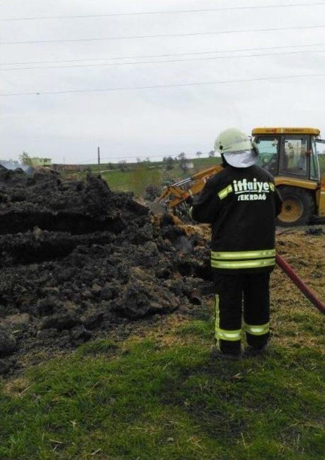 Tekirdağ’da Balya Yangını