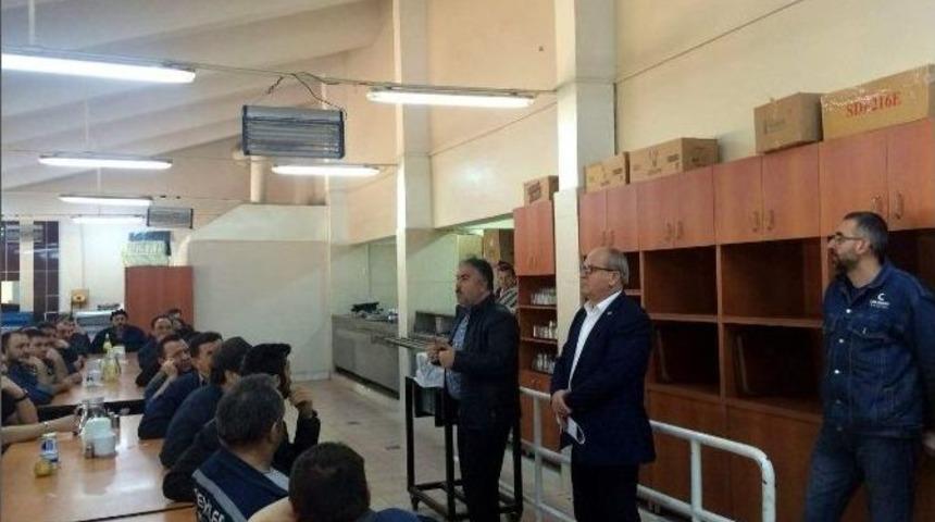 Tes-iş Sendikası Seyit&ouml;mer Termik Santrali&rsquo;nde İş&ccedil;ilerle Buluştu