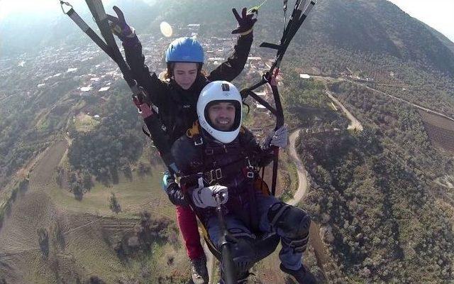 Çınaroaba’da Yamaç Paraşütü Sporuna Başlandı 2