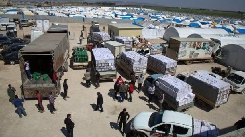 Zeytin Bah&ccedil;elerine Sığınan Suriyelilere 10 Ara&ccedil;lık Yardım