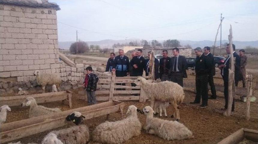 200 Kuzusu Telef Olan &Ccedil;obana Ge&ccedil;miş Olsun Ziyareti