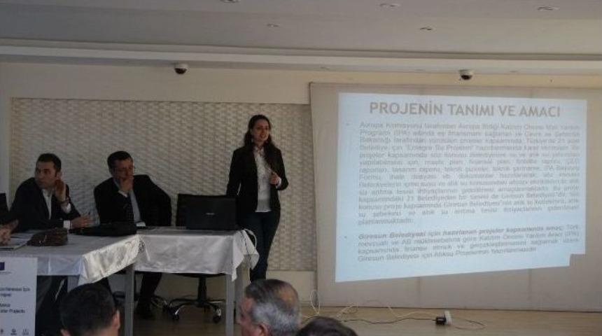 Giresun&rsquo;da Ab Destekli Atık Su Arıtma Projesi Halka Tanıtıldı