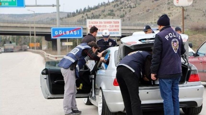 G&ouml;lbaşı&rsquo;nda Asayiş Uygulaması