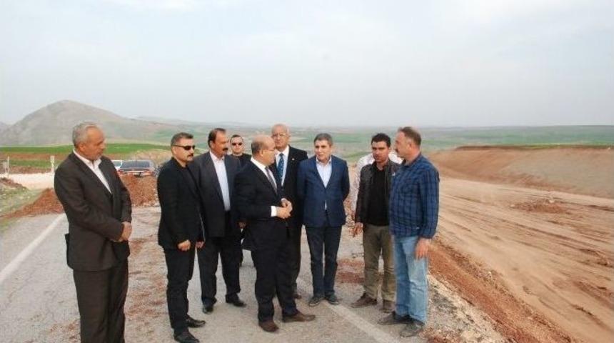 Vali Demirtaş, Devam Eden Duble Yol &Ccedil;alışmalarını İnceledi