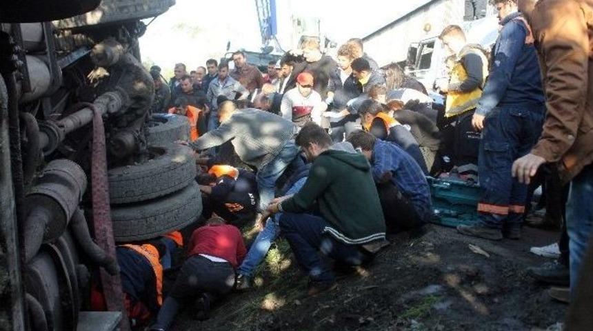 Su Doldurmaya Giden Anne Ve Kızın &Ouml;ld&uuml;ğ&uuml; Feci Kazada Şok İhmal