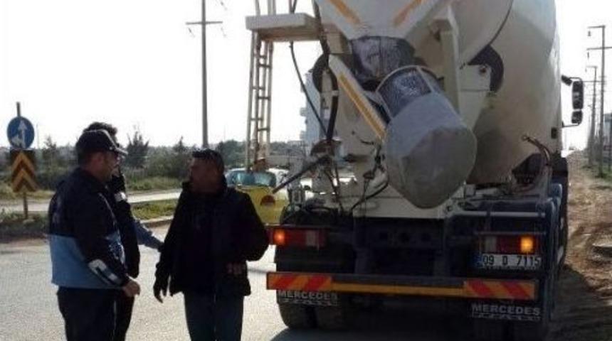 Didim&rsquo;de Beton Mikserleri Denetleniyor