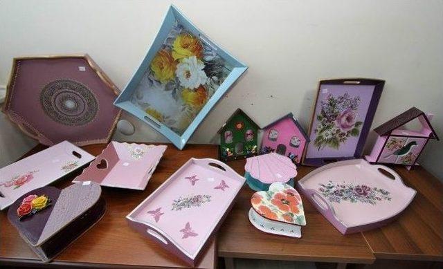 Mütevellili Ev Hanımları Meslek Öğrenip Sergi Açtı 2