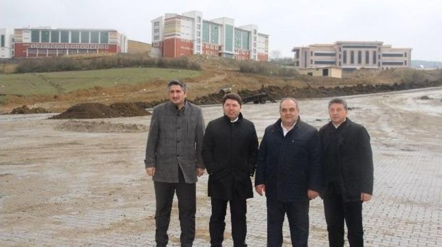 Milletvekili Tun&ccedil; Yeni Kamp&uuml;s Alanında İnceleme Yaptı