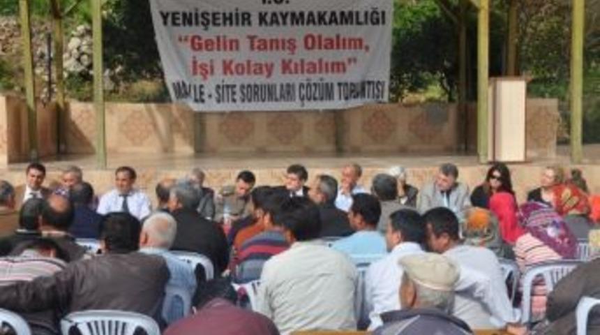 Kaymakam &Ouml;zarslan, Karahacılı Mahallesi Sakinleriyle Buluştu