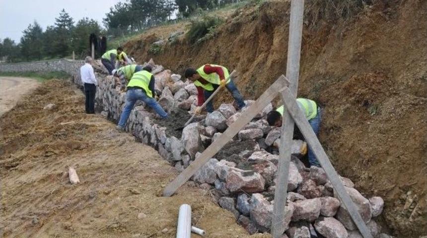 Avluburun Mezarlığına G&uuml;venlik &Ccedil;emberi