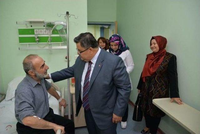 Belediye Başkanı Yağcı’dan Hastane Ziyareti