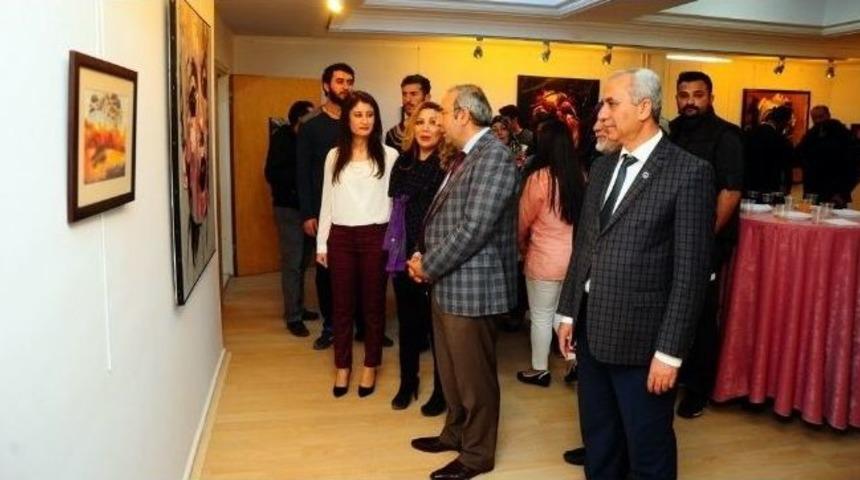 Yy&uuml; &Ouml;ğrencisi Arşimet İlk Resim Sergisini A&ccedil;tı