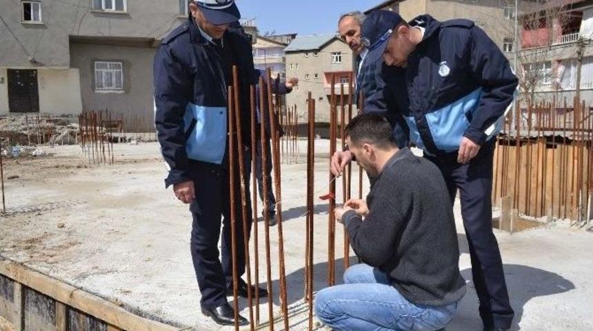 Muş&rsquo;ta İnşaat Denetimi