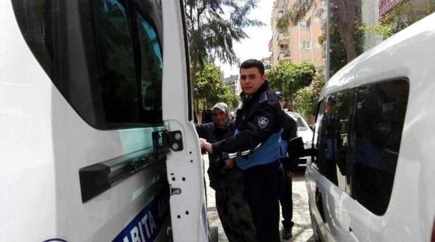 B&uuml;y&uuml;kşehir Zabıtasından Dilenci Operasyonu