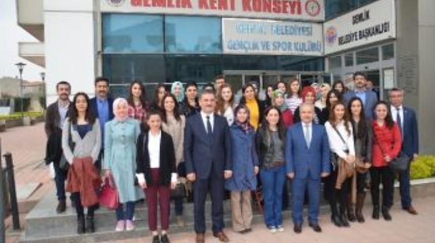 Aday &Ouml;ğretmenlerden Yılmaz&rsquo;a Ziyaret