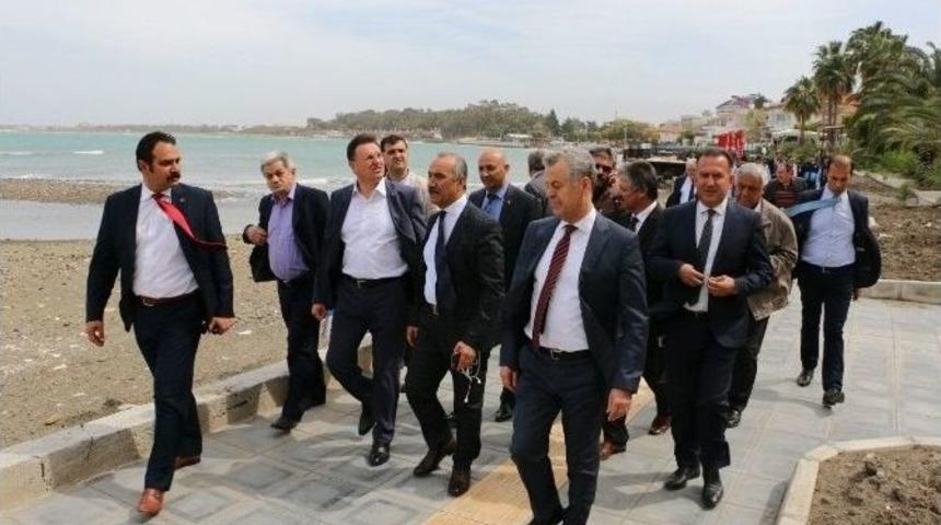 Başkan Savaş K&ouml;pr&uuml; İnşaatında İncelemede Bulundu