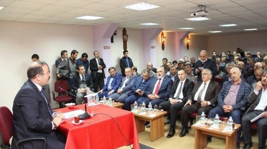 Milletvekili Orhan Delig&ouml;z Oltu&rsquo;da Muhtarlarla Bir Araya Geldi