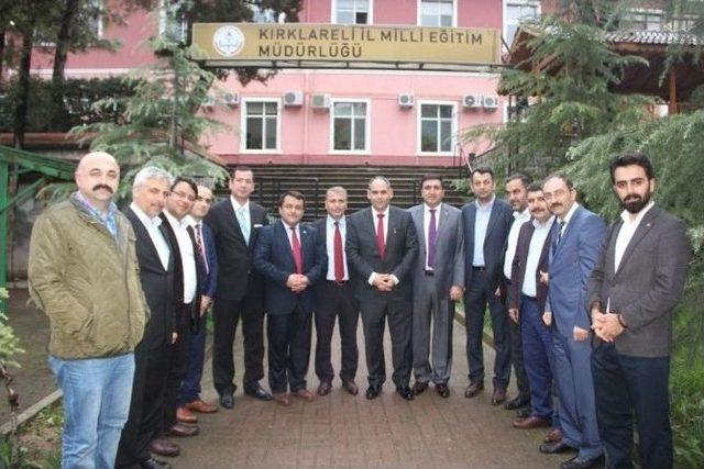 Kırklareli İl Milli Eğitim Müdürü Aşım’a Hayırlı Olsun Ziyareti