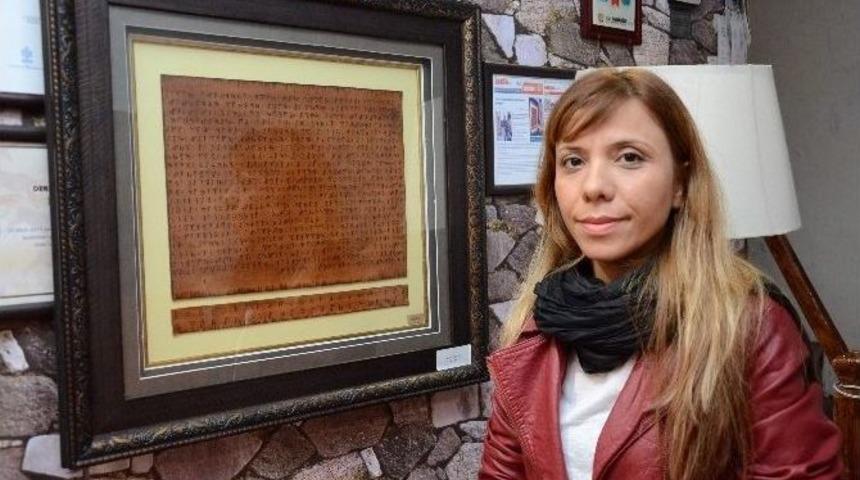 (&ouml;zel Haber) Gen&ccedil;liğe Hitabeyi G&ouml;kt&uuml;rk Alfabesi İle Deriye İşledi