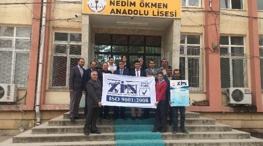 Nedim &Ouml;kmen Anadolu Lisesi&rsquo;nden Bir İlk Daha: İso 9001:2008 Ulusal Kalite Belgesi