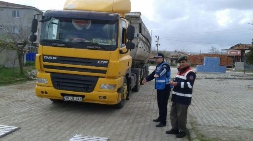 Jandarma Ve Zabıtadan Tonaj Kontrol&uuml;