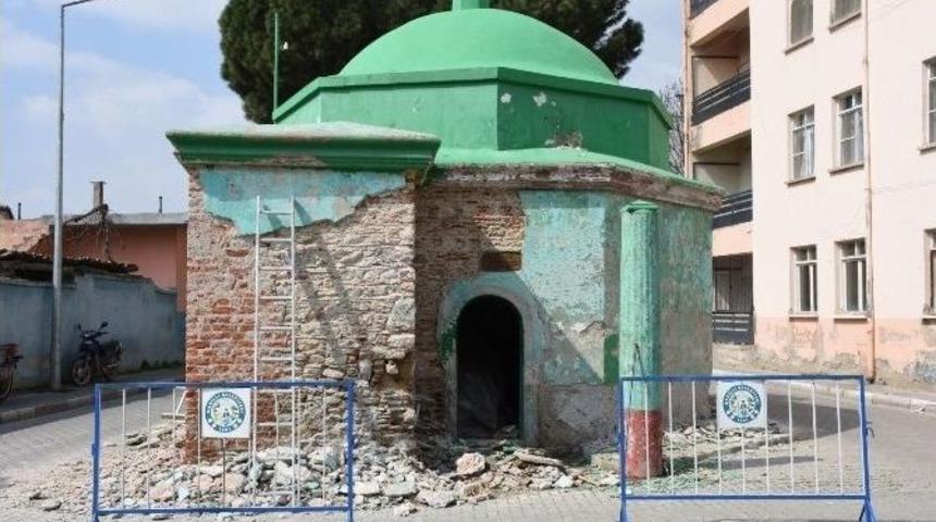 Nazilli Belediyesi, Yeşil T&uuml;rbe&rsquo;yi Restore Ediyor