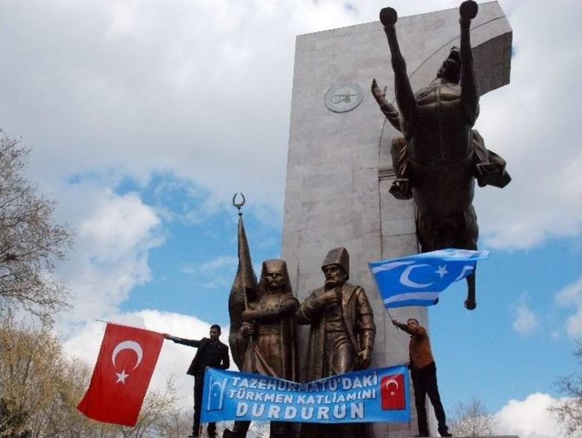 T&uuml;fed&rsquo;ten Daeş Protestosu