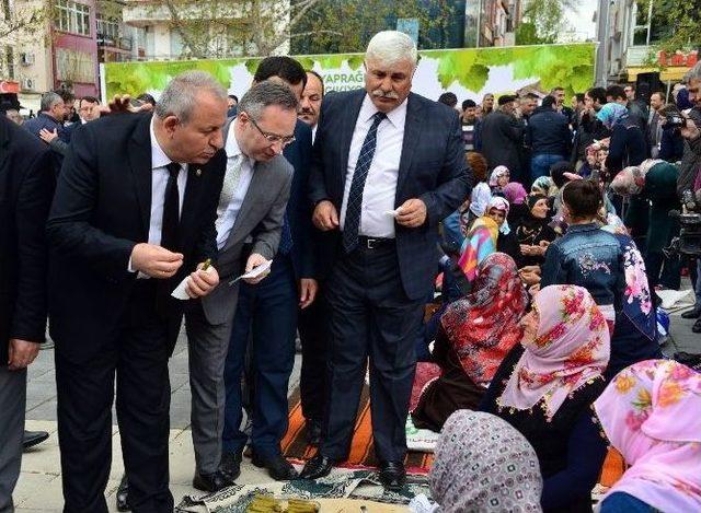 Erbaa’da Tokat Valisi Can’a Tescil Tepkisi