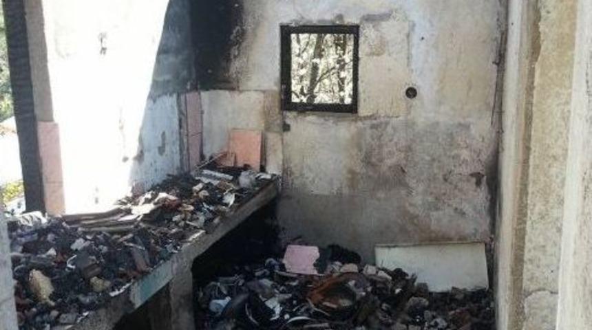 Dalaman&rsquo;da Ev Yangını