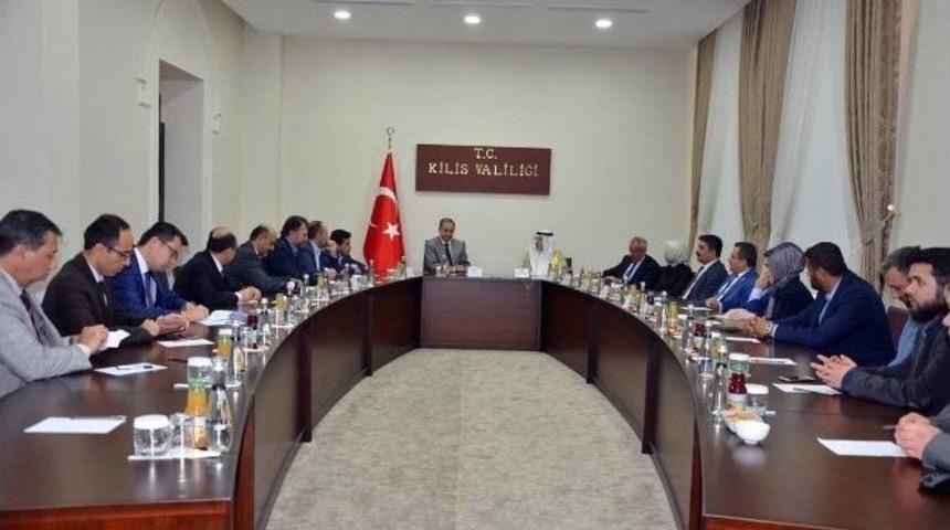 Kuveytli Genel M&uuml;d&uuml;r Hamadahn, Kilis Valiliği Ziyaret Etti