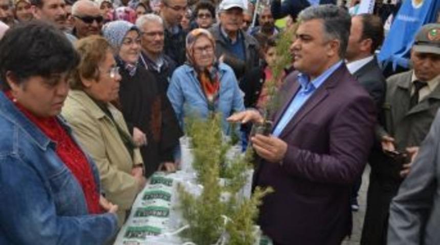 Ereğli&rsquo;de 3 Bin Fidan Dağıtıldı