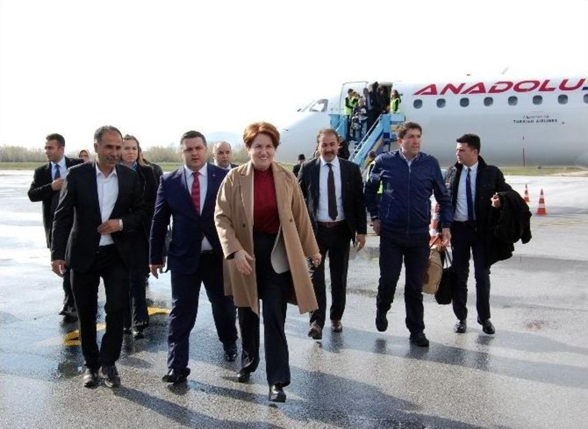 Meral Akşener&rsquo;e Tokat&rsquo;ta Coşkulu Karşılama