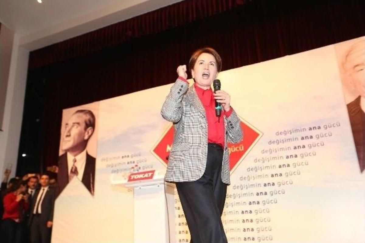 Meral Akşener, Tokat&rsquo;ta Partililere Seslendi
