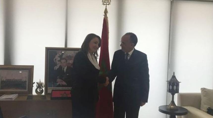 Atasoy, Fas Krallığı Sanayi Ticaret Ekonomi Yatırım Bakanı Mohammed Abbou İle G&ouml;r&uuml;şt&uuml;