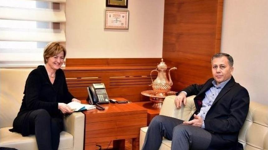 Unıcef Heyetinden Vali Yerlikaya&rsquo;ya Ziyaret