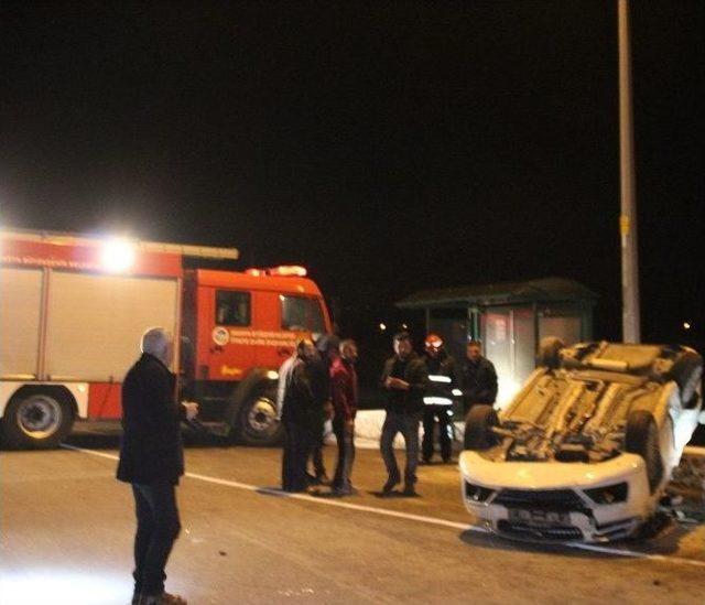 Sakarya’da Trafik Kazası: 2 Yaralı