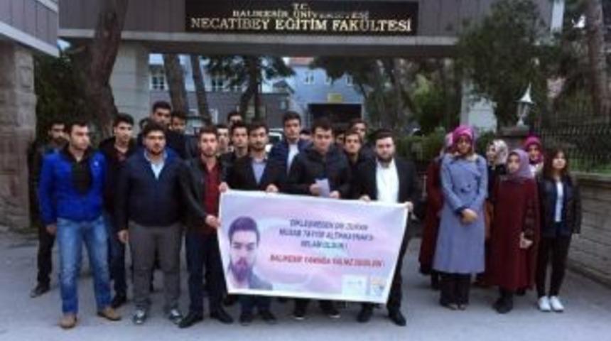 &Uuml;niversite &Ouml;ğrencilerinden Saldırıya Kınama