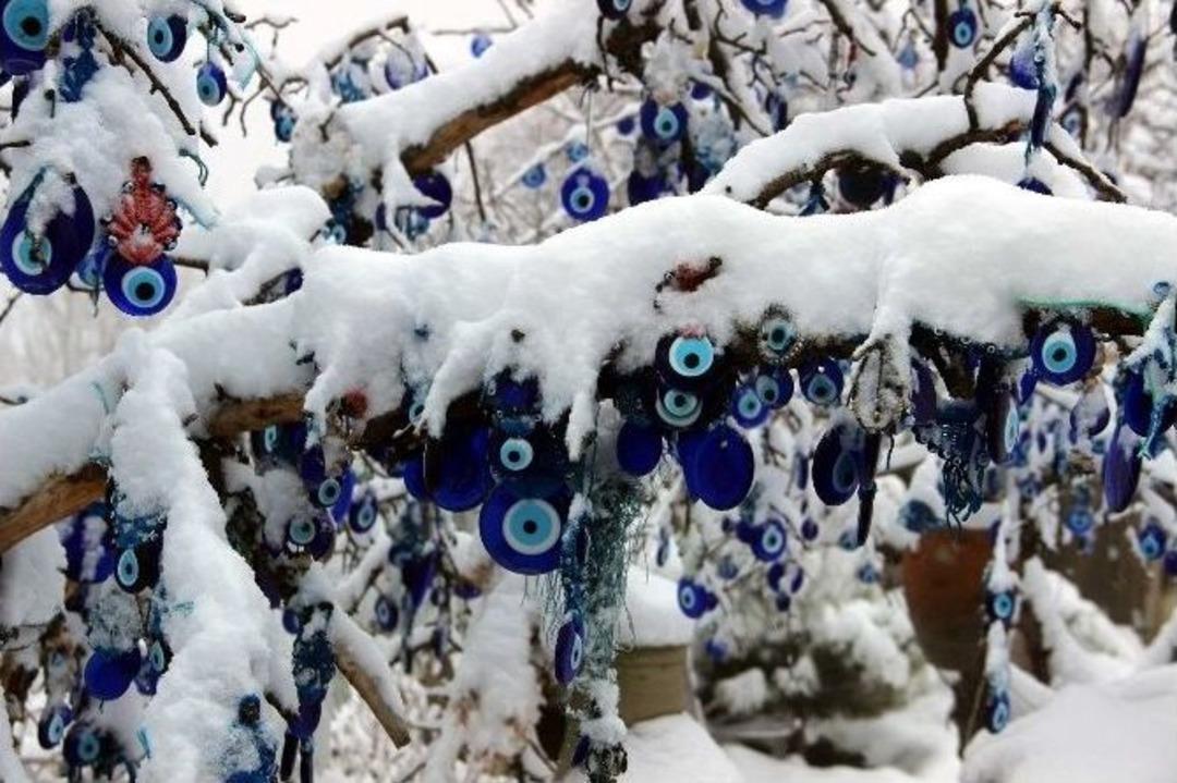 Kapadokya&rsquo;da Mart Ayında Kar Yağdı