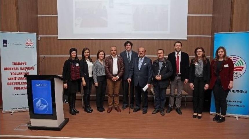 Tbmm&rsquo;ye Bireysel Başvuru Hakkımızı Kullanmıyoruz