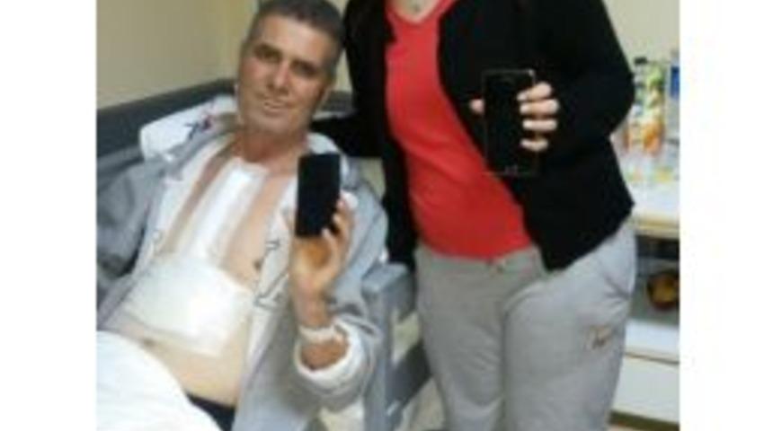 Tedavi G&ouml;rd&uuml;ğ&uuml; Hastanede &Ccedil;alınan Telefonu Bulununca Sevince Boğuldu