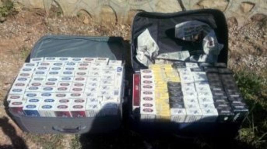 Otob&uuml;s Bagajında Bin 390 Paket Ka&ccedil;ak Sigara