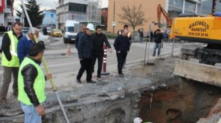 Tramvay Alt Yapı &Ccedil;alışması Başladı