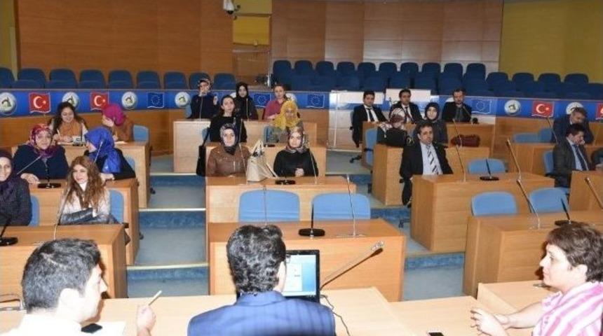 Stajyer &Ouml;ğretmenlerden Belediyeye Ziyaret