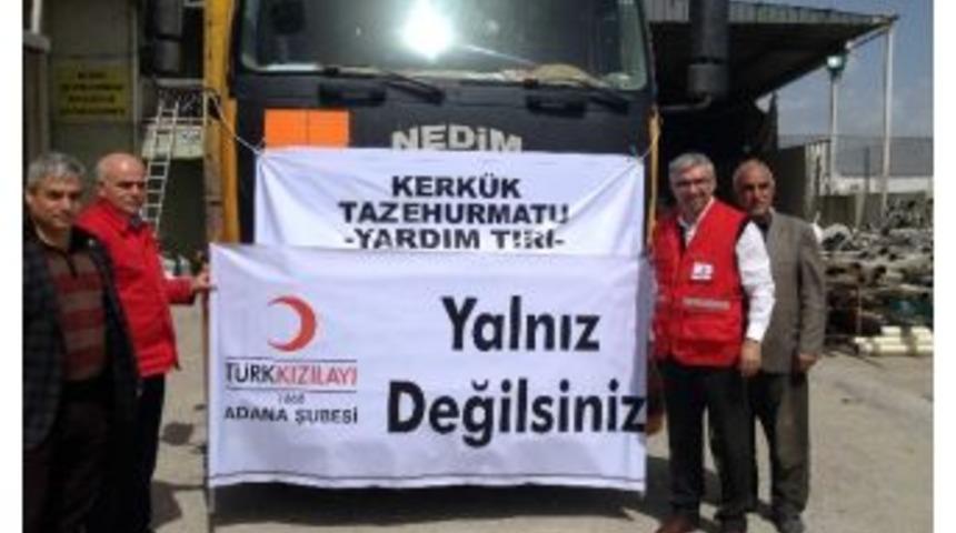 Adana&rsquo;dan Kerk&uuml;k&rsquo;e Yardım Tır&rsquo;ı