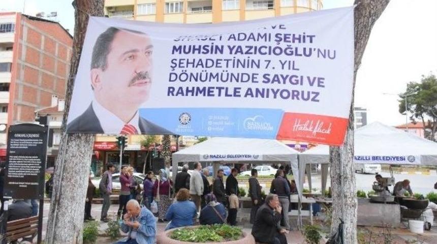 Nazilli&rsquo;de Yazıcıoğlu Hayrına Lokma Dağıtıldı