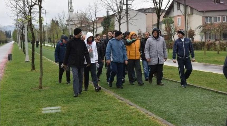 Başkanlar K&ouml;sek&ouml;y&rsquo;de Spor Yaptı