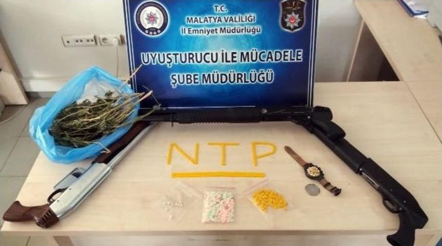 Malatya&rsquo;da Zehir Tacirlerine Ge&ccedil;it Yok: 5 Tutuklama